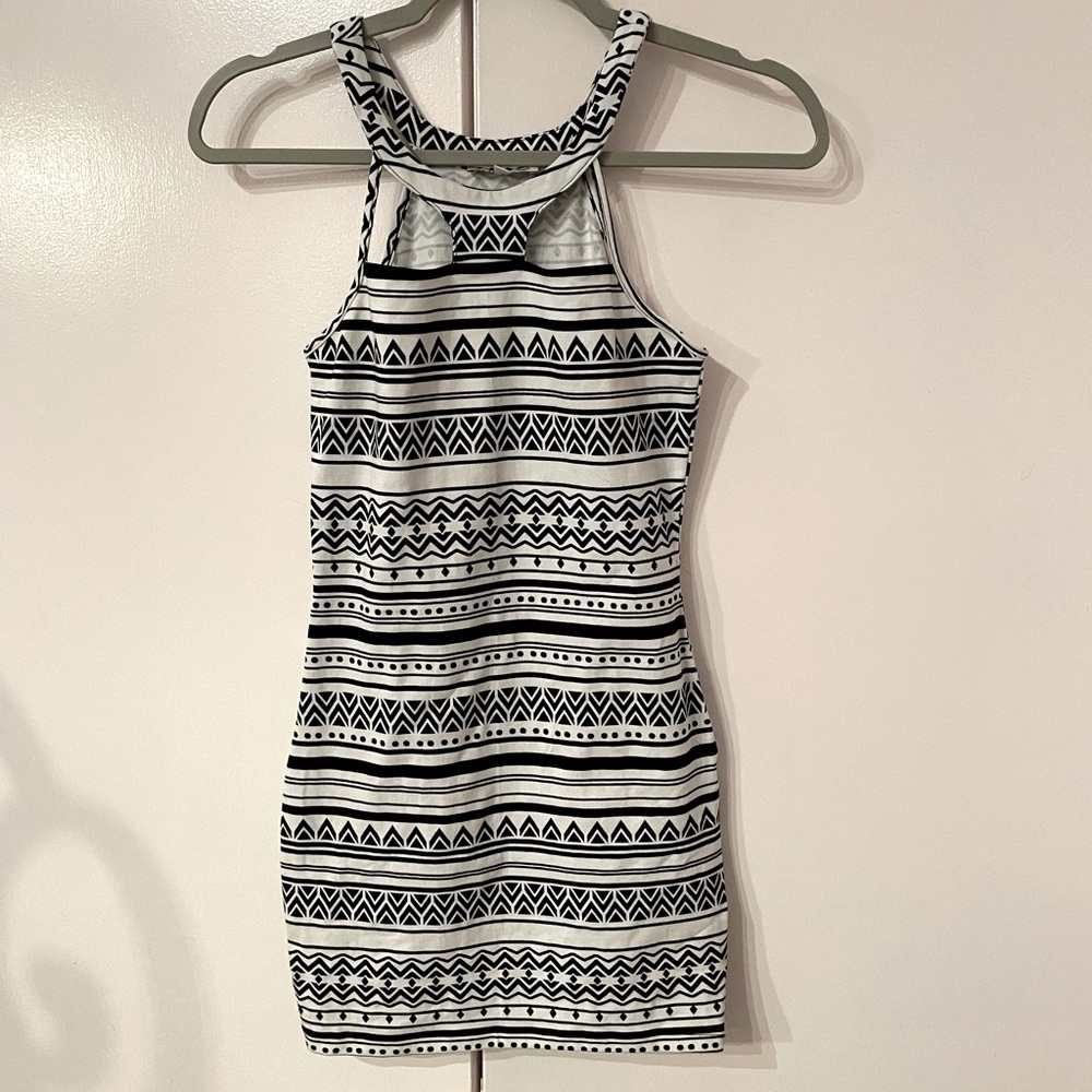 Black and white tribal dress!